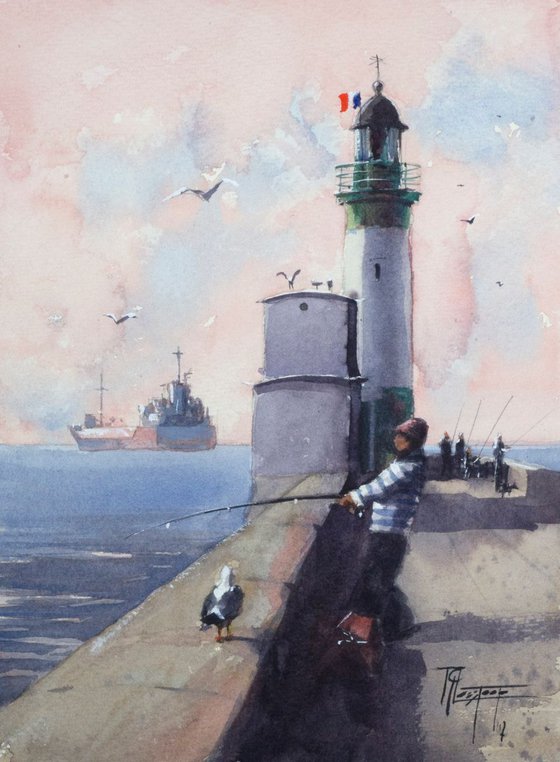 Lighthouse fishing