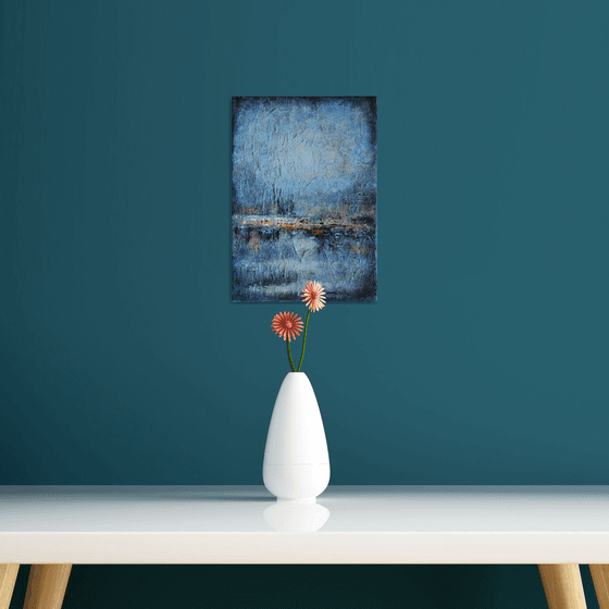 Blue Sky -  Modern abstract  Gift idea