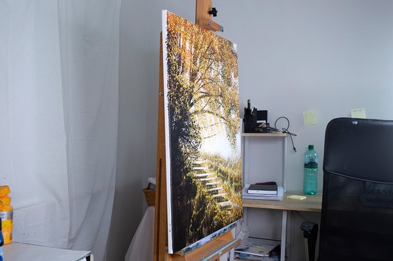 The Big Tree At Dusk