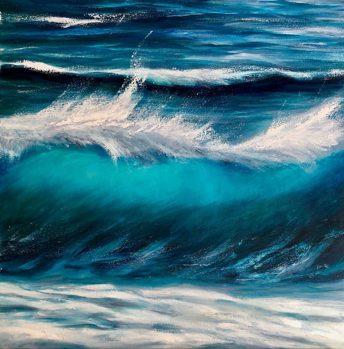 Whitecap Wave III by Catherine Kennedy | Artfinder