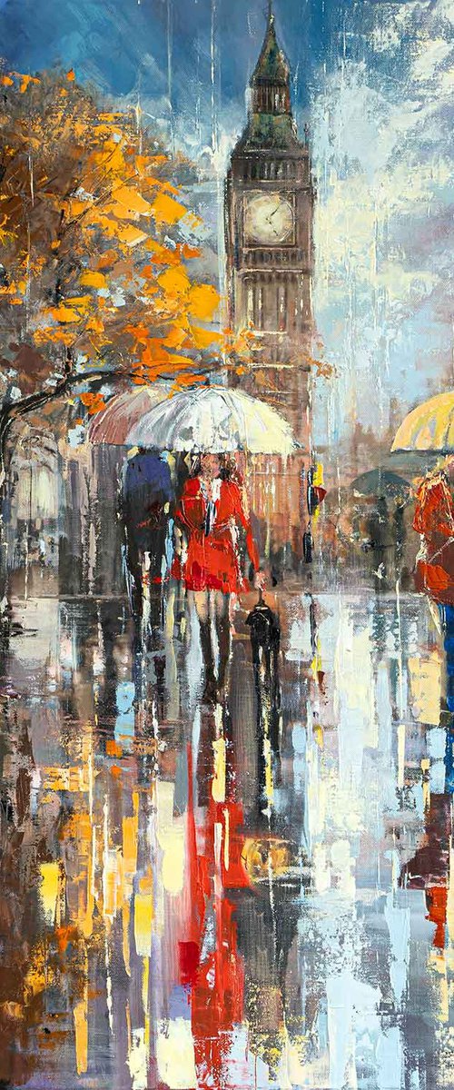 London Autumn Night by Ewa Czarniecka