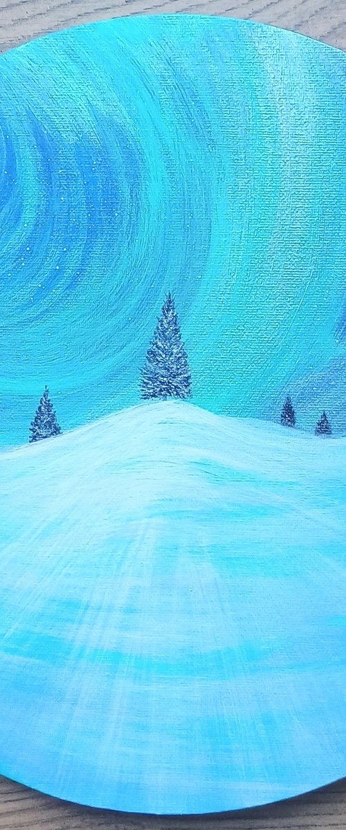 Winter moon by Zoe Adams