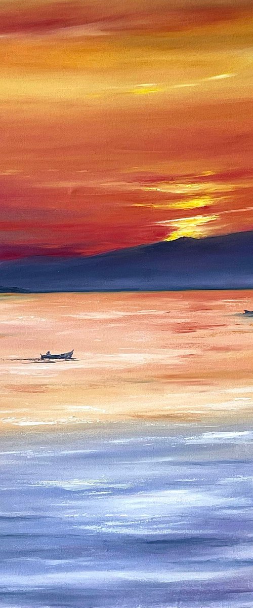 Italian fisherman by Anastasiia Novitskaya