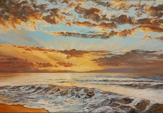 THE MAGIC OF AN OCEAN SUNSET