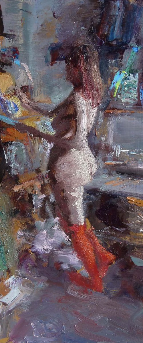 L'atelier peinture (painting pursuit) by Manuel Leonardi
