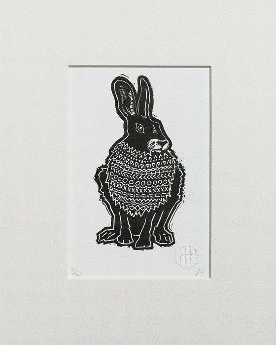 'Hare' in 10"x8" mount