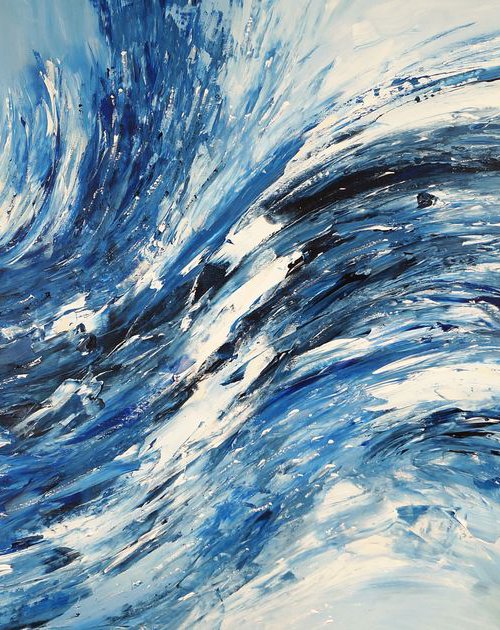 Blue Wave XXL 1 by Peter Nottrott