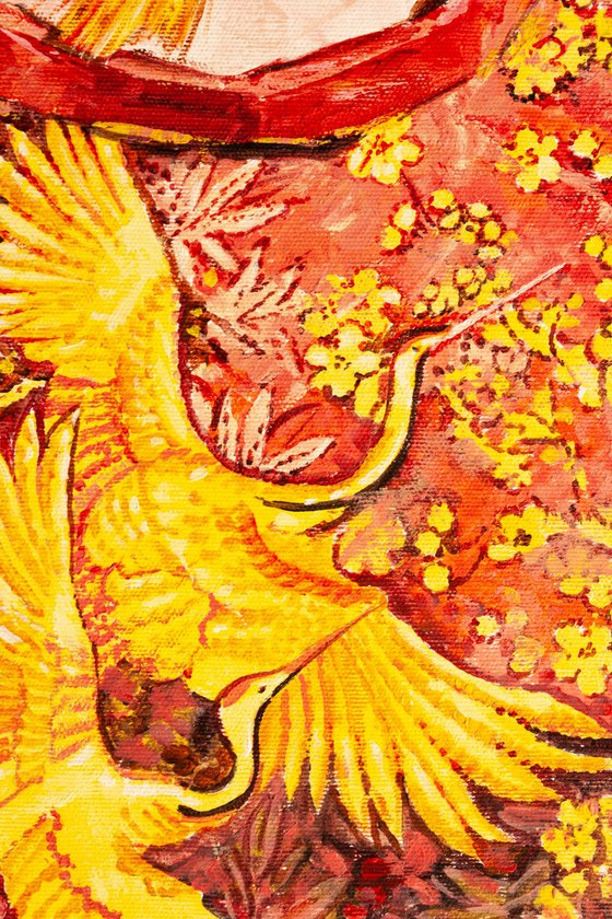 Woman in kimono