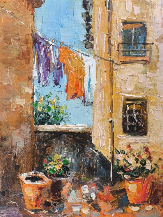 Mediterranean Sunlit Walls