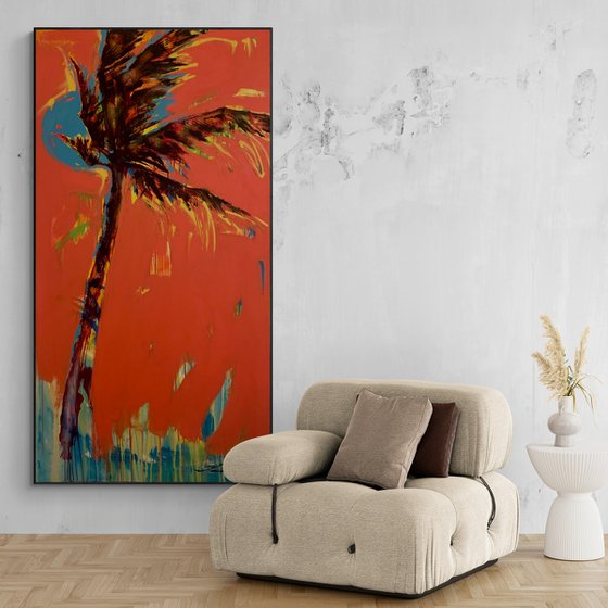 Orange palm