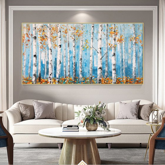 Birch trees forrest z048