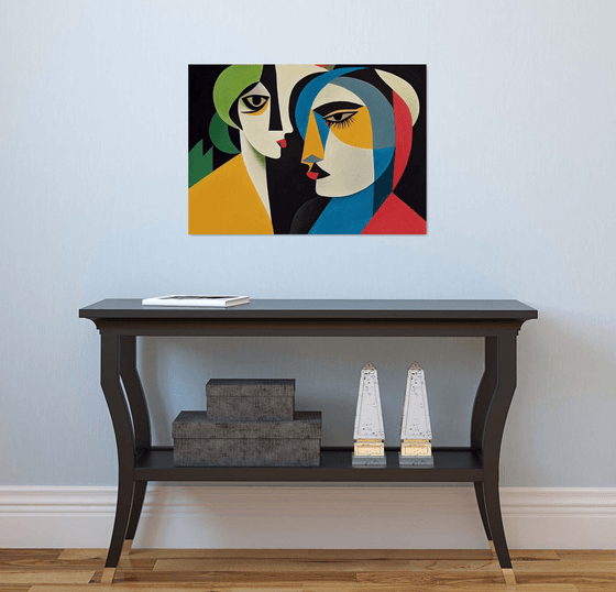 Gossip (inspired by Picasso)