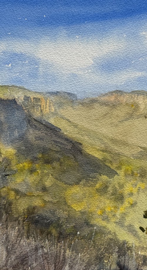 Blue mountains Govetts Leap by Shelly Du