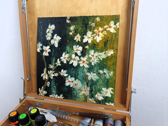Cherries in bloom
