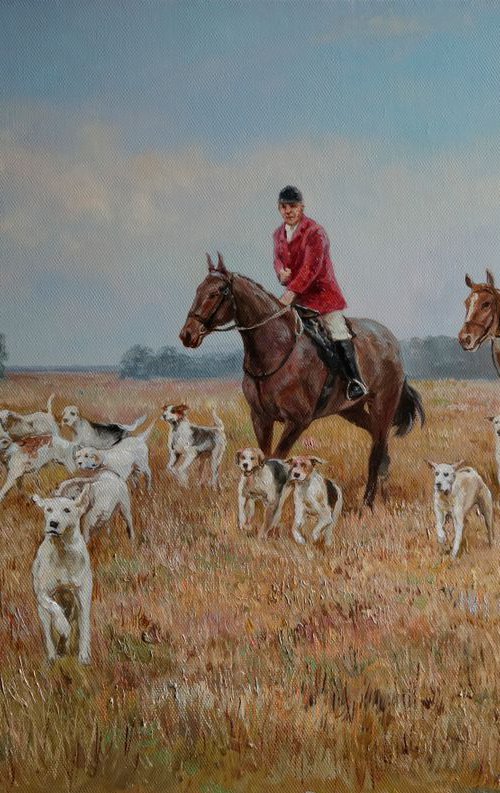 Fox hunting by Eduard Panov