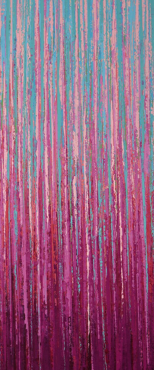 Berry Blue - Color Field by Suzanne Vaughan