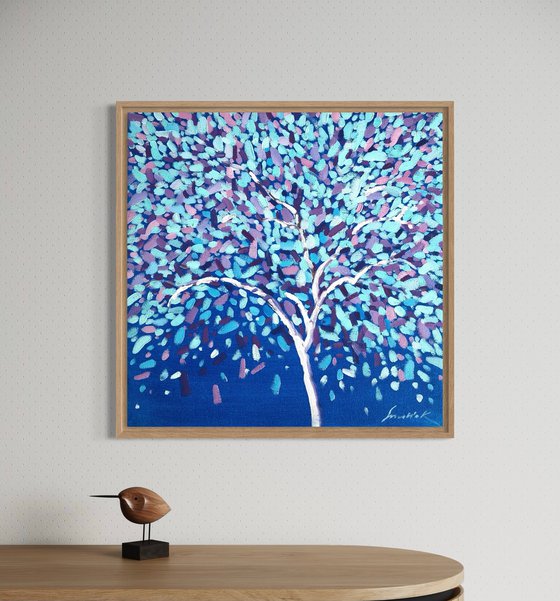 Blue tree