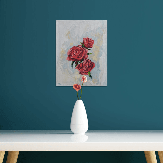 "Because of You" - Still Life - Roses - Flowers