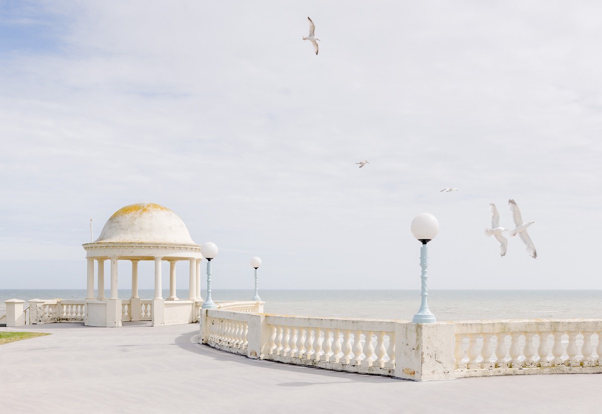 Impressionistic Landscape Photograph By Tom Hanslien, 47 X 33", Bexhill-On-Sea I, Original Artwork