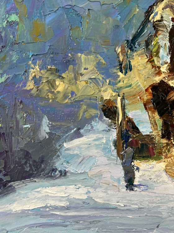 Sleigh Ride on a Winter Road