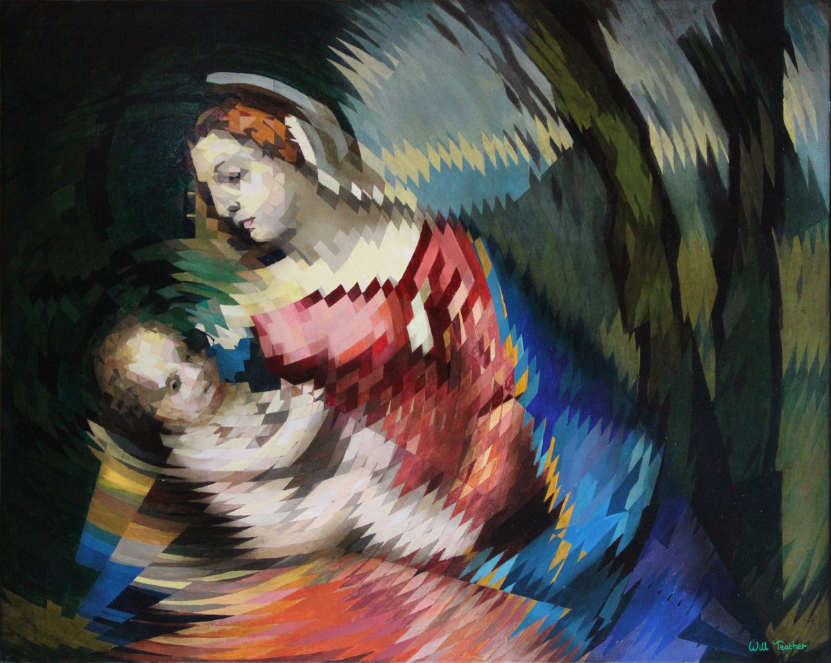 Madonna & Child (after Titian) by Will Teather