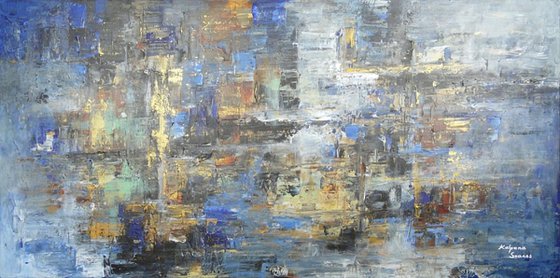 Dream By The Light Of Midnight Oil  (Large, 120x60cm)