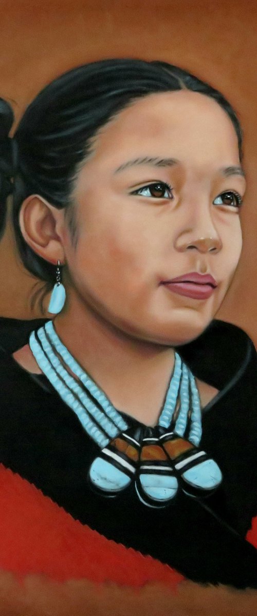 "Navaho girl" by Monika Rembowska