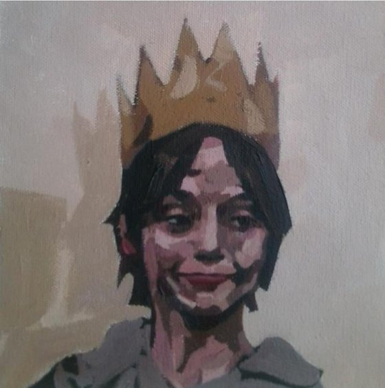 Boy with a crown