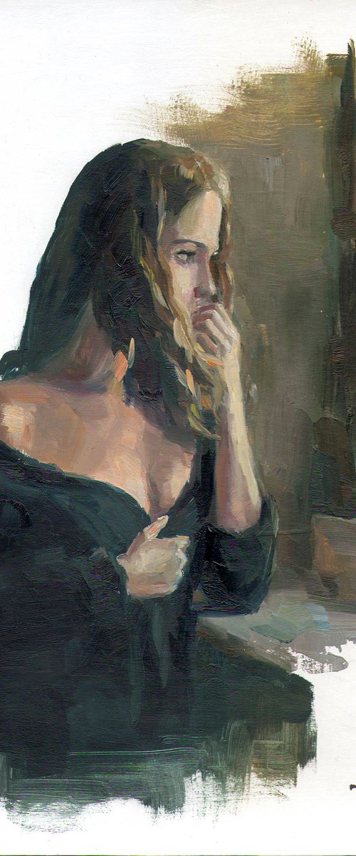 In front of the window by Vachagan Manukyan