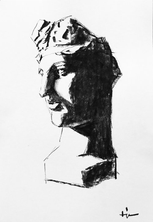 Charcoal Study #4inspired by Charles Bargue by Dominique Dève