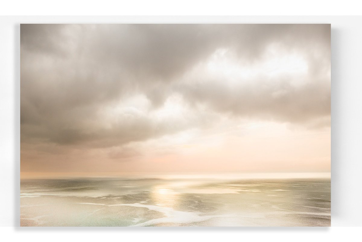 Impressionistic Landscape Photograph By Lynne Douglas, 64 X 44", And So The Sun Rose...., Original Artwork