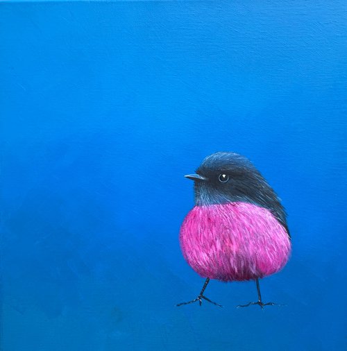 Pink Robin by Laure Bury