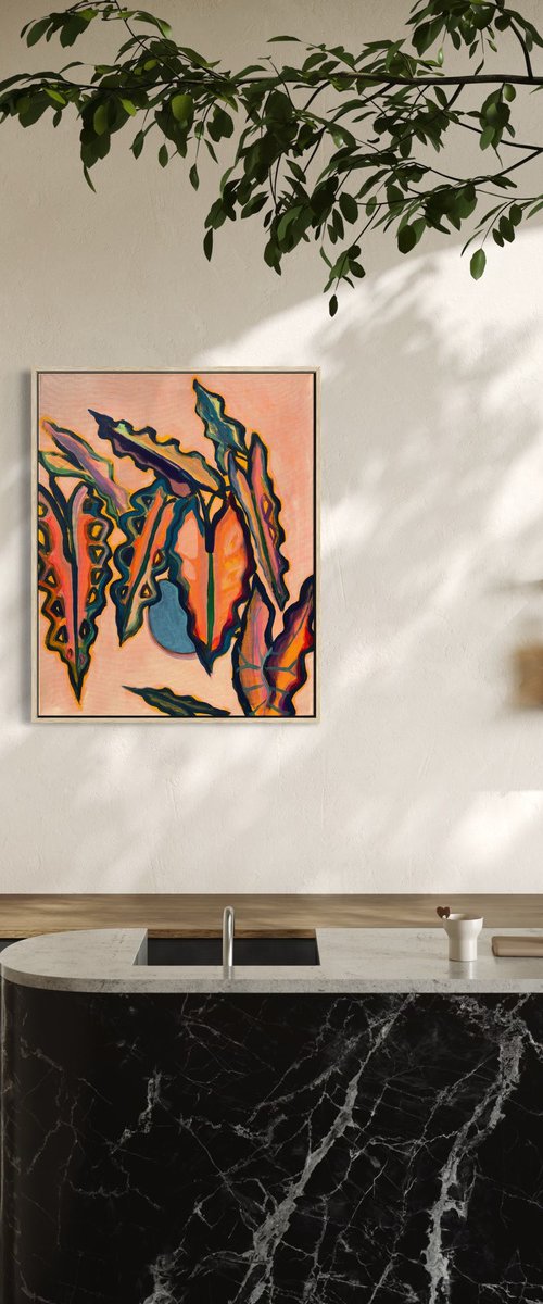 Alocasia Study by Kathryn Sillince