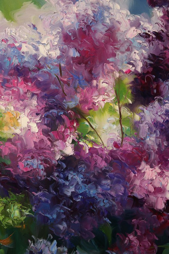 "Bouquet of lilacs"