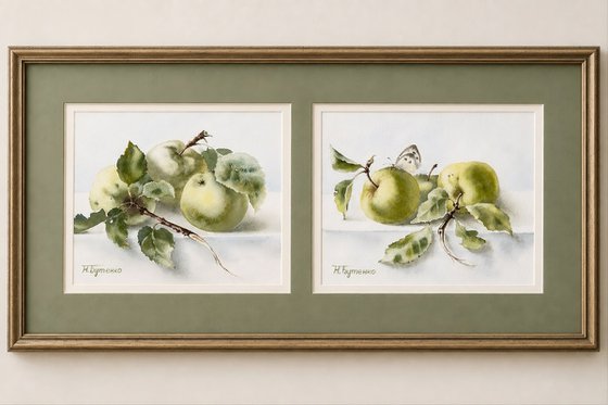 Apple Orchard Diptych