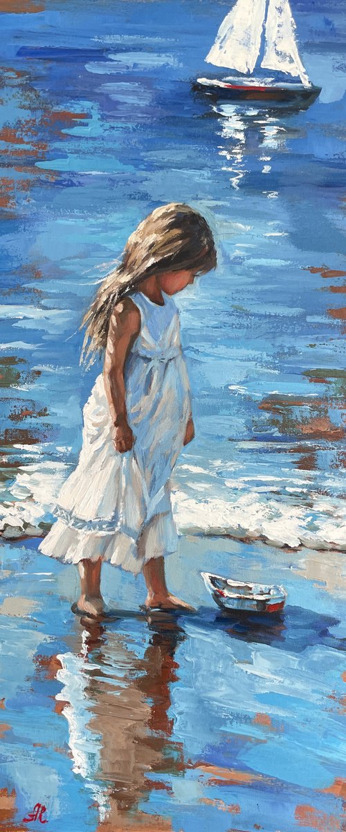 Toy Boat by Anna Reznikova