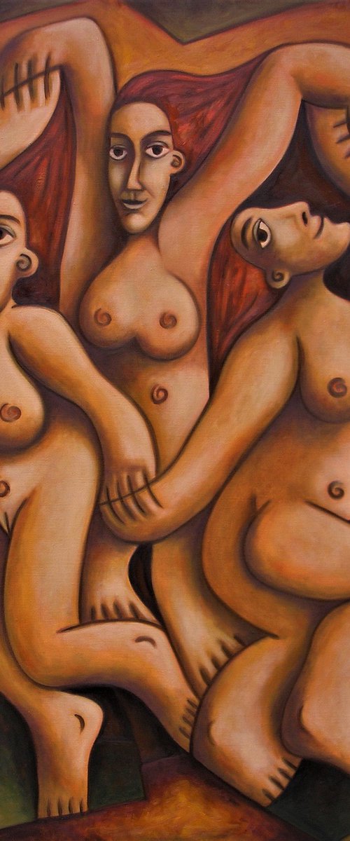 Dancing girlfriends by Malasits Zsolt