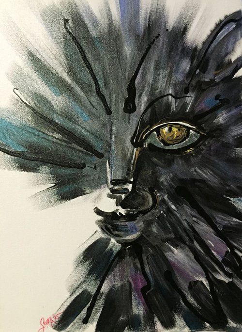 Black Cat by Carolyn Shoemaker (Soma)