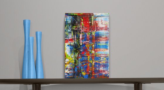 45x30 cm Small Abstract Painting Original Oil Painting Canvas Art