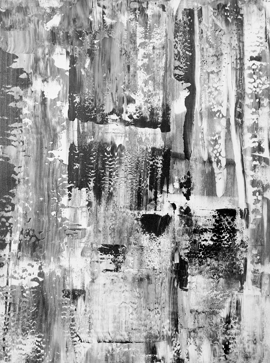 Abstract Acrylic Painting By Sumit Mehndiratta, 16 X 22", Composition No. 257, Original Artwork