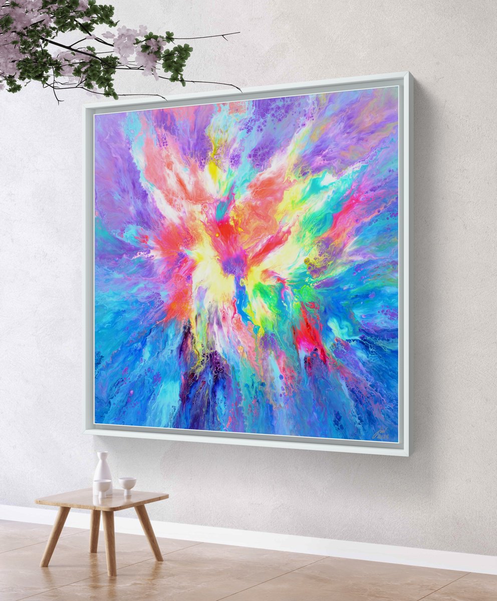 Happy Harmony 35 By Soos Tiberiu, 39 X 39, Artwork For Sale On Artfinder