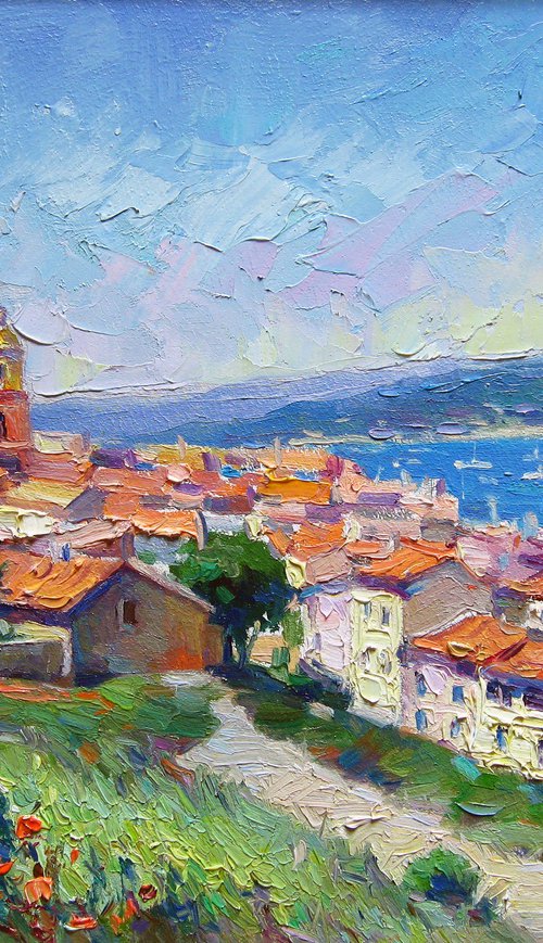 Saint Tropez landscape by Vladimir Lutsevich