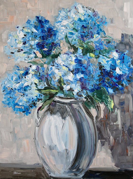 Blue Hydrangeas