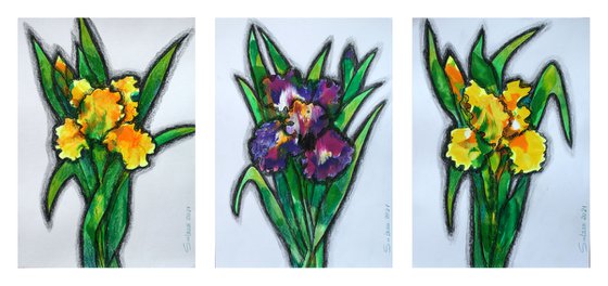 Iris III /  ORIGINAL PAINTING