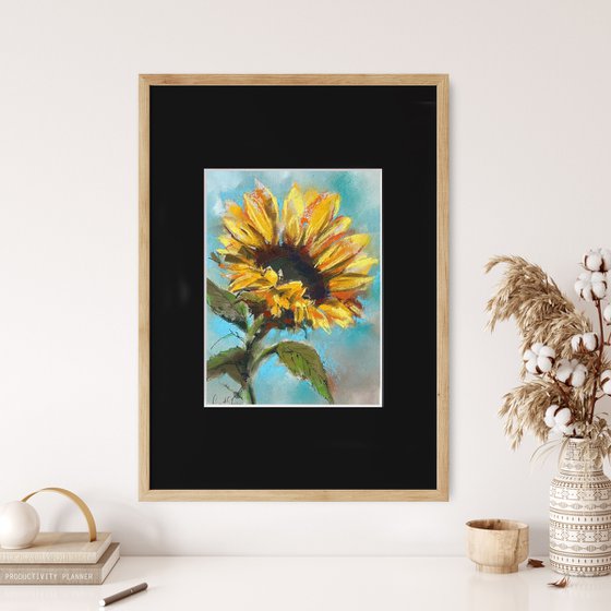 Sunflowers Soft Pastels Drawing