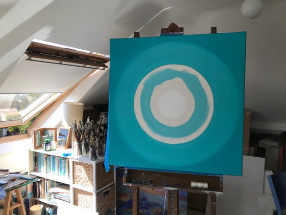 Turquoise and Yellow