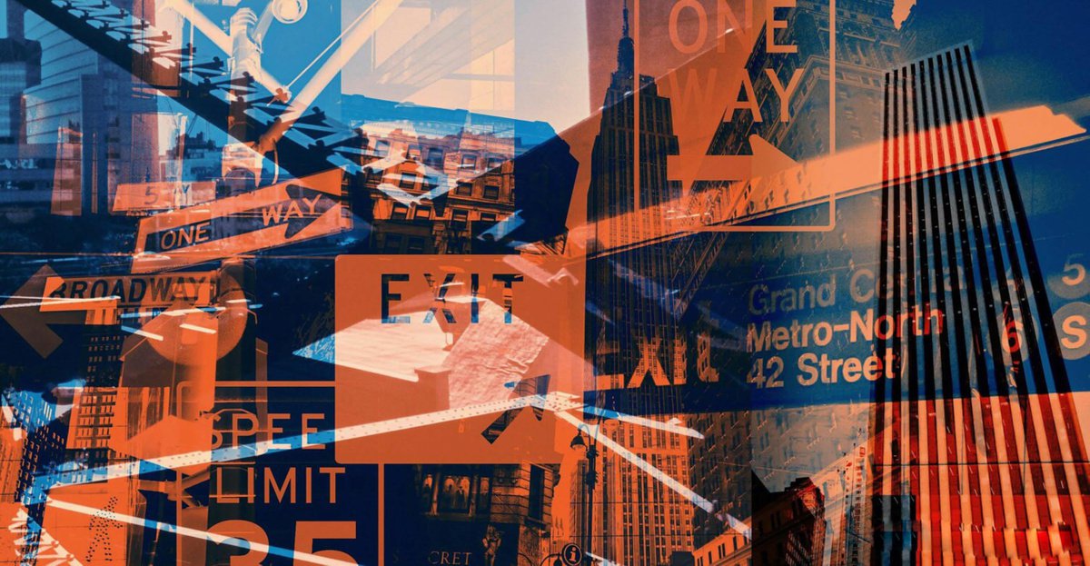 Abstract Cityscapes Photograph By Sven Pfrommer, 55 X 28", Ny Urban Iii, Original Artwork