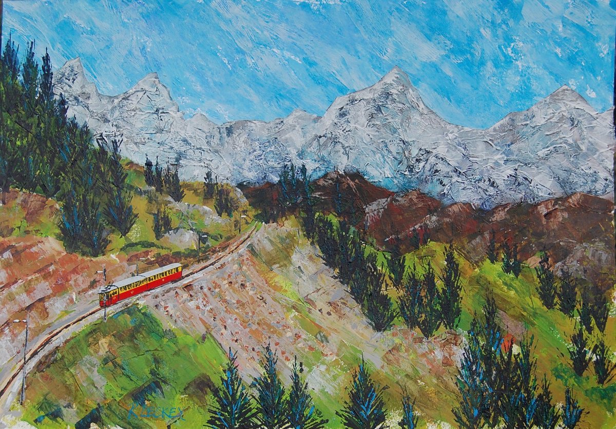 Schynige Platte Swiss Mountain Railway by Rob Leckey