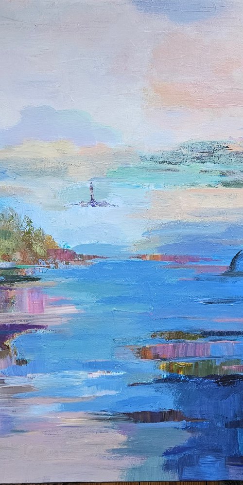 Light Over The Fjord by Tatiana Hellum