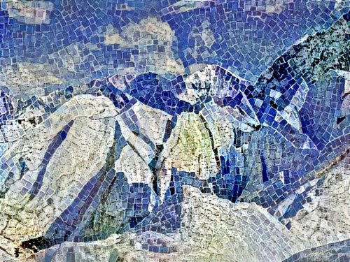 Mosaic glacier N4 by Danielle ARNAL